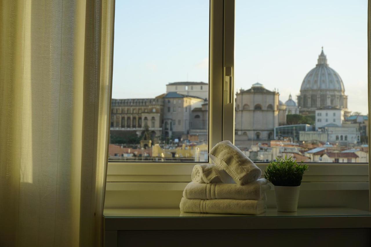 Ferienwohnung Panoramic View Of St. Peter Rom Exterior foto
